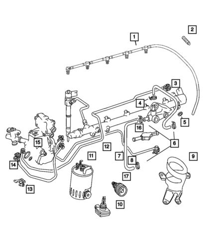 Genuine mopar tube 5183496aa