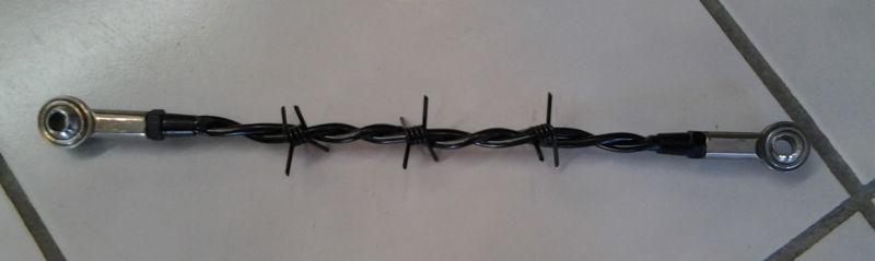 Black barbwire shift linkage for harleys & custom bikes