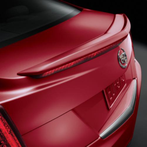 13-14 cadillac ats crystal red tintcoat rear spoiler kit by gm 22802717