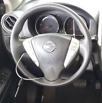 2014-2015 nissan versa lh driver steering wheel airbag air bag oem