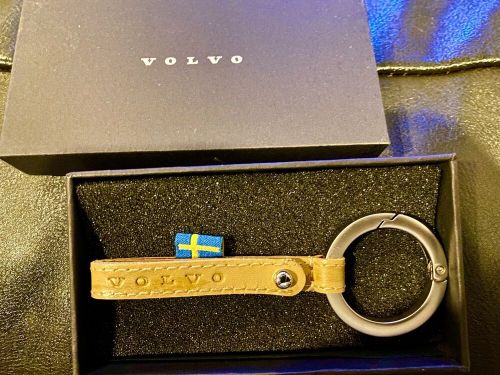 Volvo reimagined leather key ring