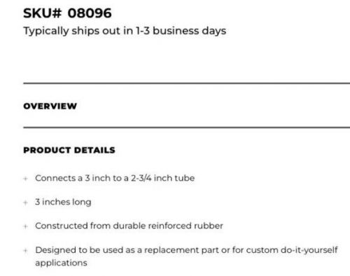 K&amp;n coupler 08496