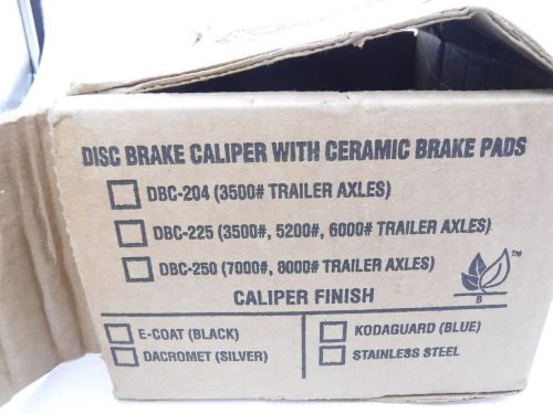 Kodiak koda guard trailer disc brake caliper  backed pads dbc-225 for 3500 5200