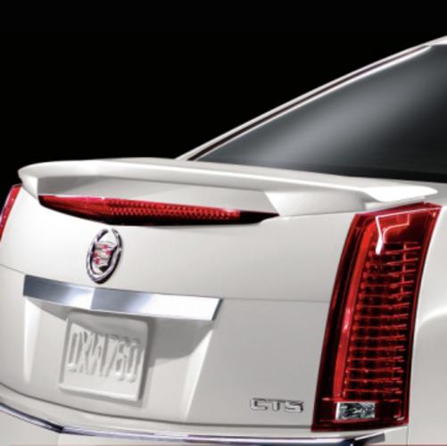 08-12 cts sport sedan rear deck spoiler kit wing style white diamond 19157101