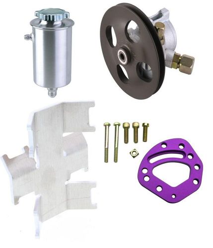 Power steering pump / reservoir tank / tank mount / head mount combo