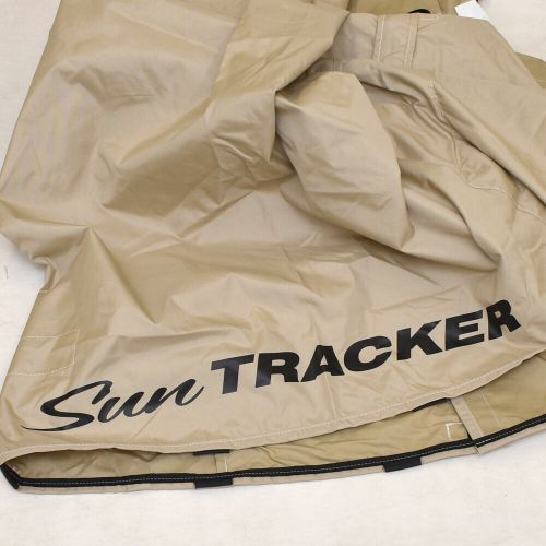 Sun tracker party barge 22 dlx pontoon boat cover sand 38663-15