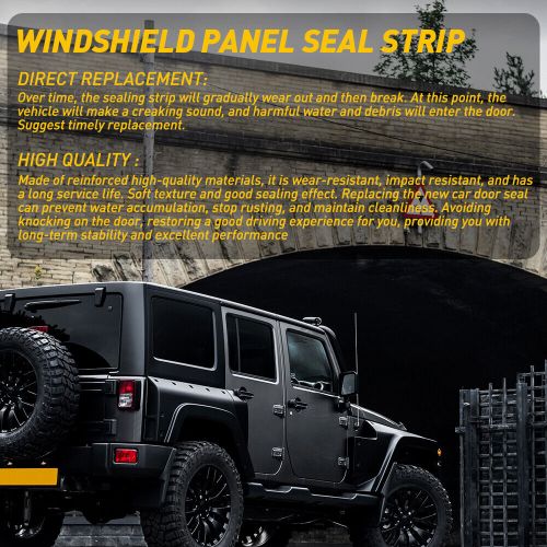 1.8m car front windshield panel rubber seal strip sealed moulding trim accessori