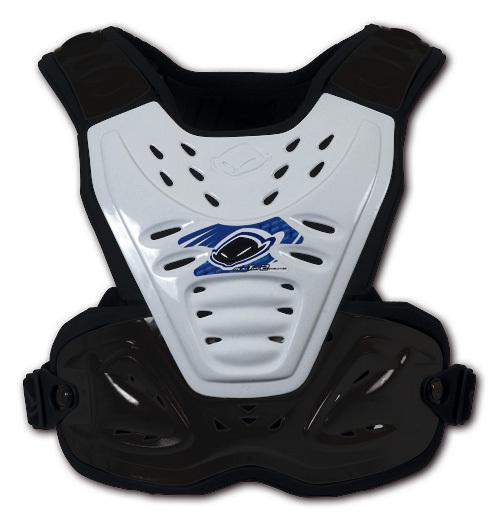  chest protector,motocross, adult, black and white,  new !