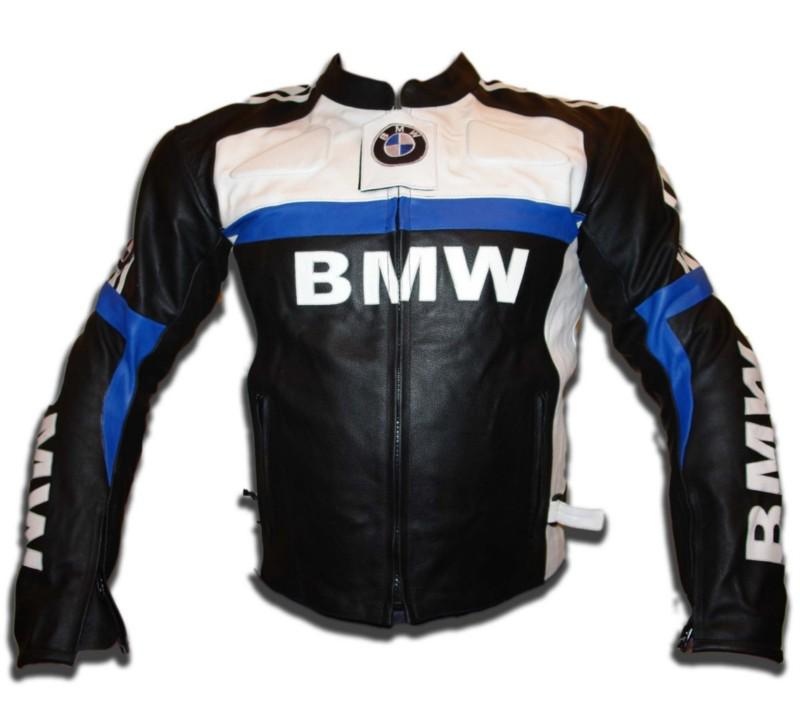 Bmw leather jacket motorbike jacket motorcycle jacket racing biker jacket m_l-xl