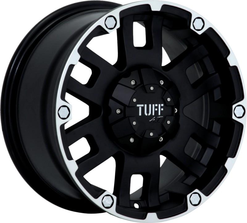 17" inch 6x135 6x5.5 black machined wheels rims 6 lug ford f150 gmc sierra 1500