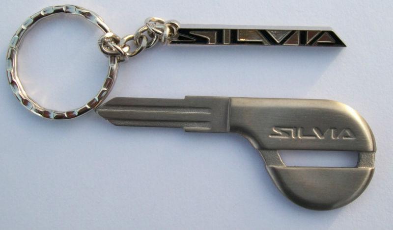 Nissan s13 silvia  titanium key blank & key chain combo 240sx zenki kouki 200sx