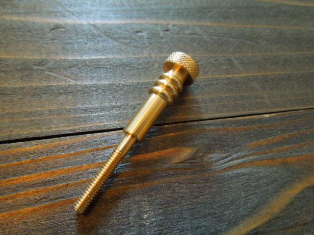 Custom idle adjusting screw brass for s&s e&g carb 