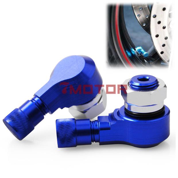 90° 11.3mm blue tubeless tire wheel valve stem motorcycle new for honda suzuki