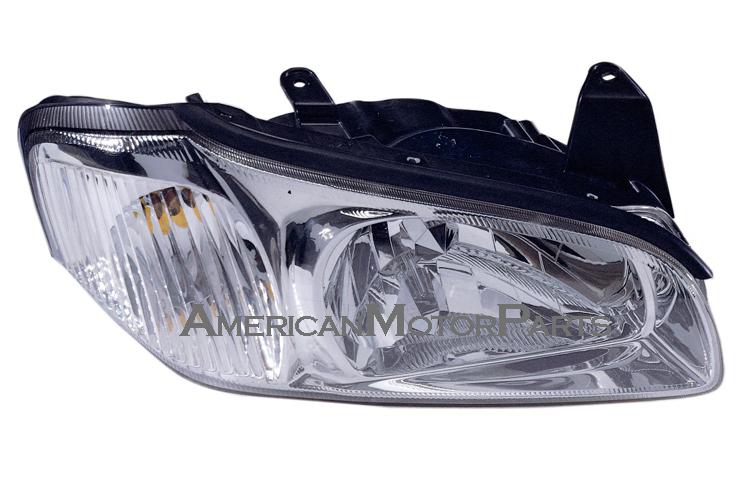 Right passenger side replacement headlight w/ chrome bezel 99-01 nissan maxima