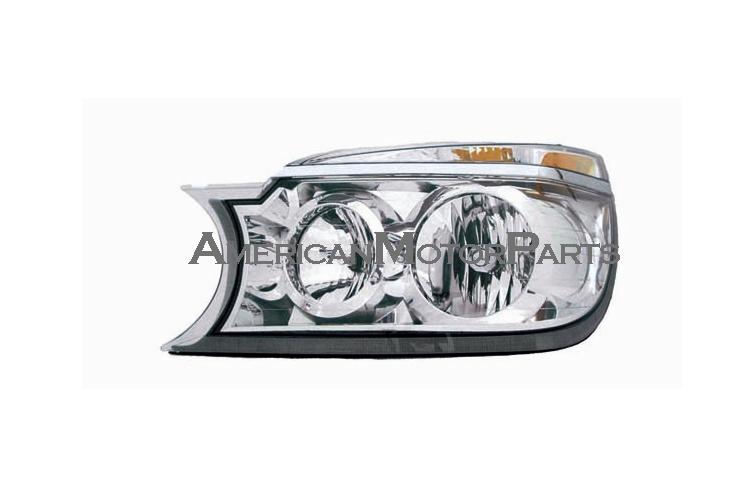 Left driver side replacement headlight 04-05 buick rendezvous - 15144695