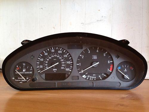 92-95 bmw e36 318i 325i instrument cluster (233k mi) speedometer 110.008.463