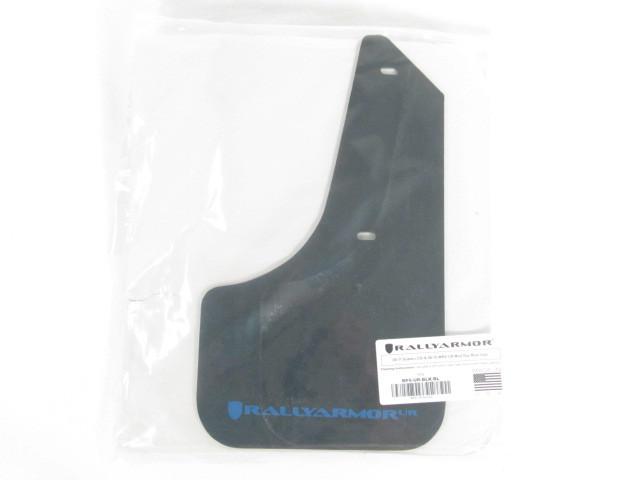 Rally armor ur mud flaps black w/ blue logo 08-11 subaru impreza wrx rs 2.5i new