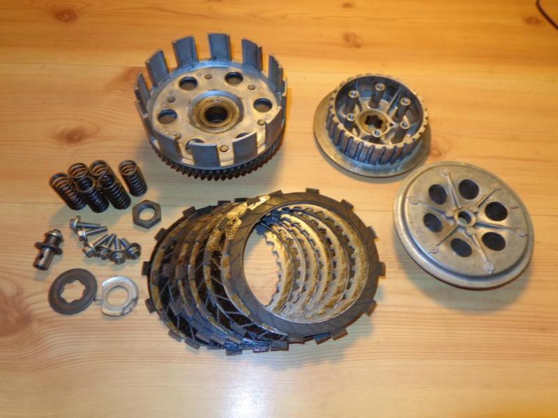 1976 honda mt250 mt 250 & mr250 mr elsinore clutch & basket plates motor engine