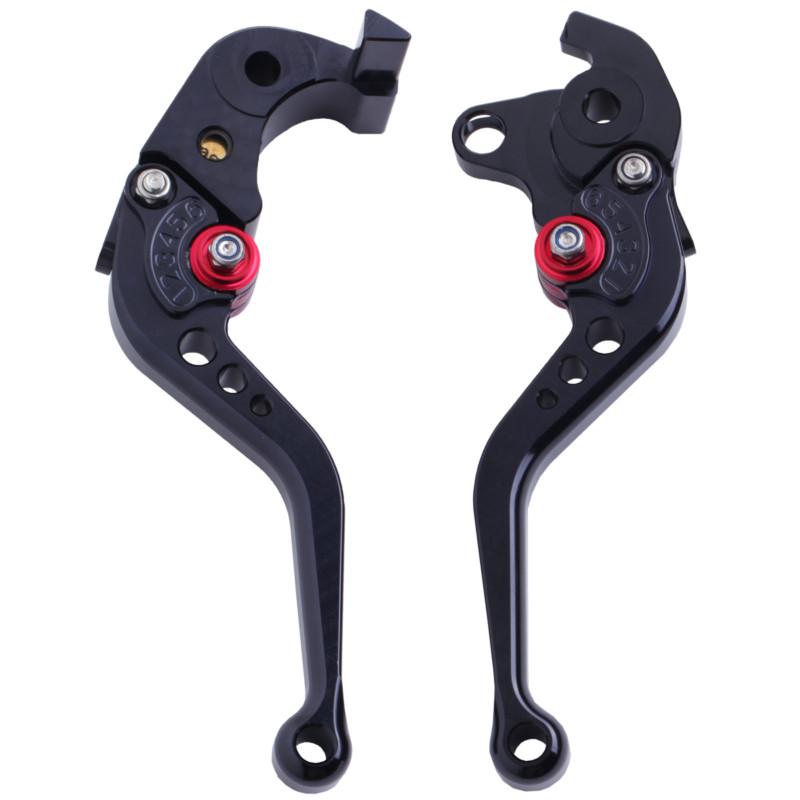 Black short cnc brake clutch levers for honda cbr1000rr 2008-2012 2009 10 11