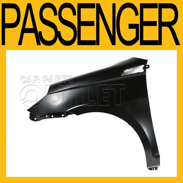 2009-2011 chevy aveo5 passenger side front fender primed black steel 09 g3 right