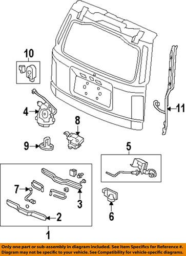 Honda oem 74800-tk8-a01 trunk/trunk part/trunk lock actuator motor