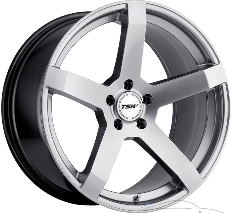 1 - 20x9 tsw tanaka 5x112 +35mm hyper silver rim wheel inch 20"