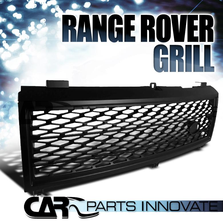 03-05 range rover abs mesh black front hood bumper grill grille