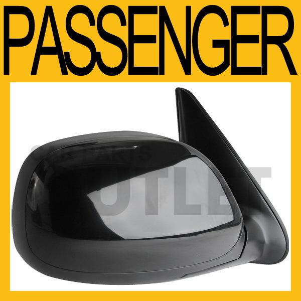 2001-2007 toyota sequoia sr5 power heat passenger side mirror to1321192 black rh