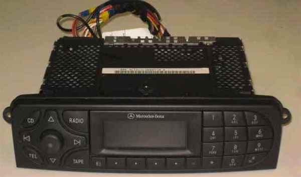 01-04 mercedes c-class 203 type audio receiver oem lkq