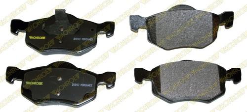 Monroe dx843 brake pad or shoe, front-monroe dynamics brake pad