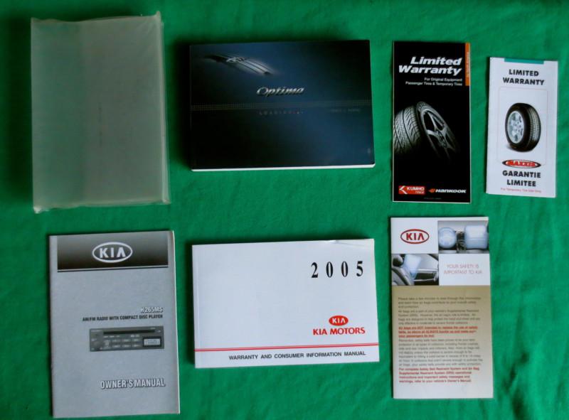 2005 05 kia optiman owners manual j1