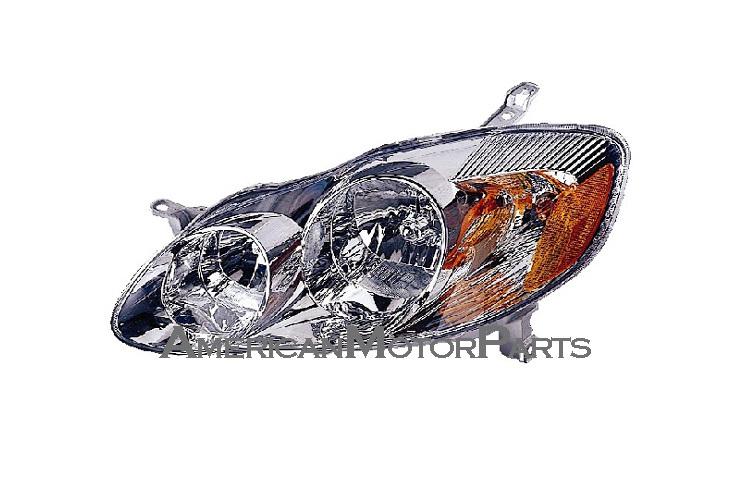 Eagleeye driver & passenger replacement headlight 05-06 toyota corolla