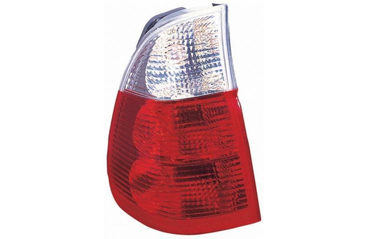 Depo pair replacement tail light w/ white turn indicator 04-06 bmw x5