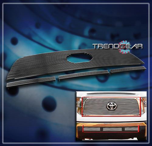 07 08 09 toyota tundra pickup truck front upper+bumper billet grille combo 4pcs