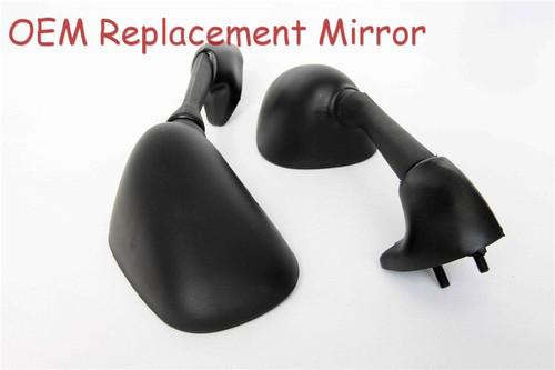 Oem replacement racing mirrors fit yamaha yzfr1 yzf-r1 r1 2007 2008 07-08 black