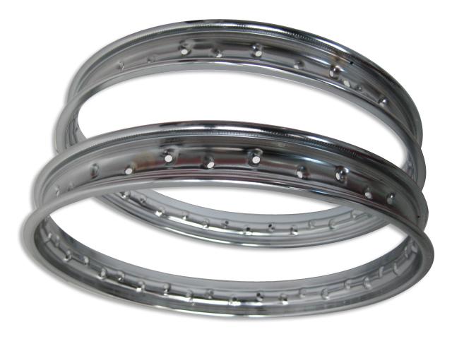 Honda sl90 sl100 xl100 xl100s front and rear wheel rim "steel"