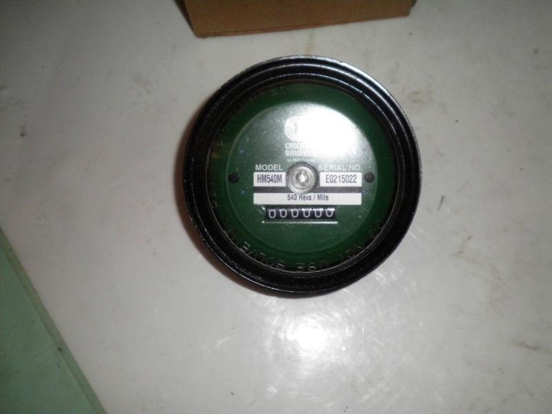 Hubodometer - new / old stock  - part # hm 540  -  cr / chicago rawhide