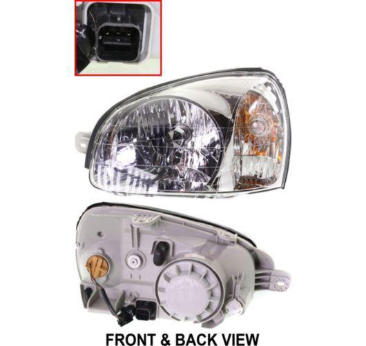 Headlight headlamp driver side left lh for 03-06 hyundai santa fe