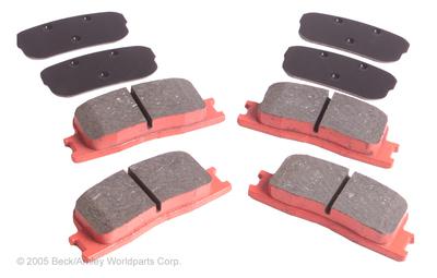 Beck arnley 087-1659 brake pad or shoe, rear-disc brake pad