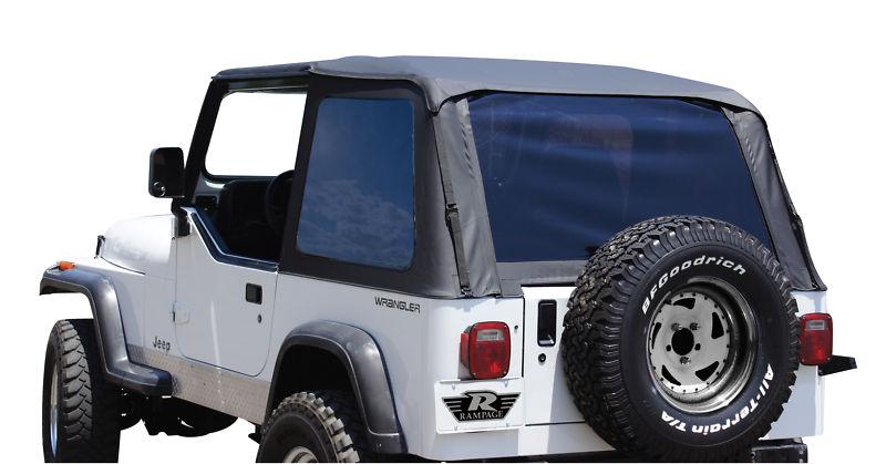 Bowless  black diamond frameless top 92 1993 94 95 soft top jeep wrangler 109435