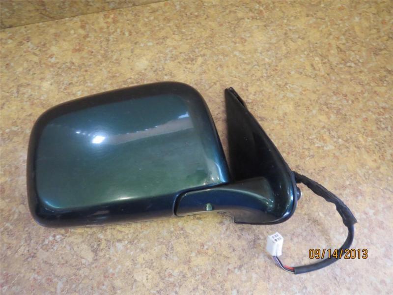 99-02 toyota 4runner passenger rh right power mirror dark green