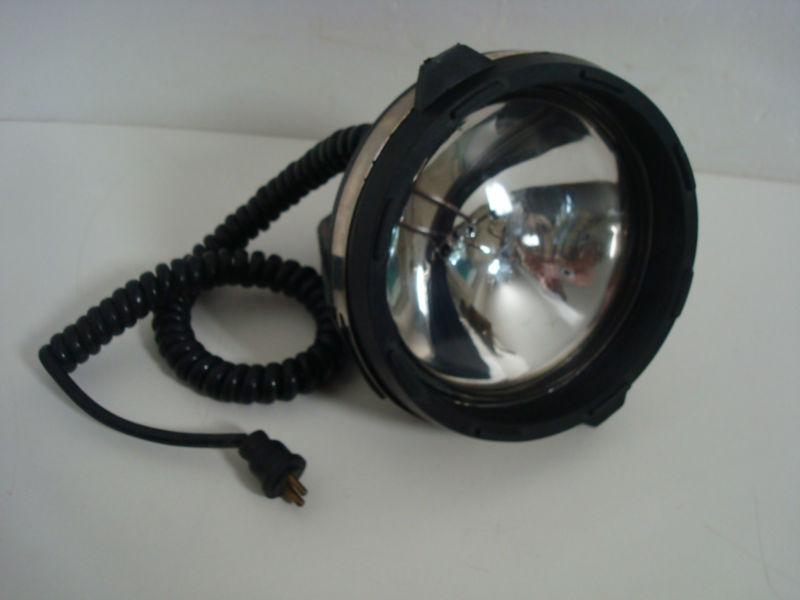 Boat marine 12v spotlight rubber housing w/ two prong plug