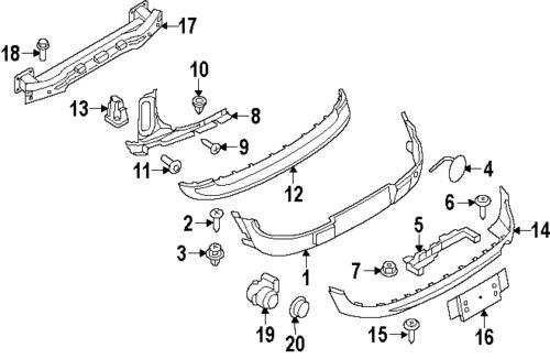 Mini 51137277734 genuine oem factory original license mount