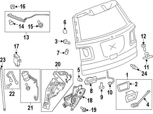 Gmc 20812019 genuine oem factory original actuator rod