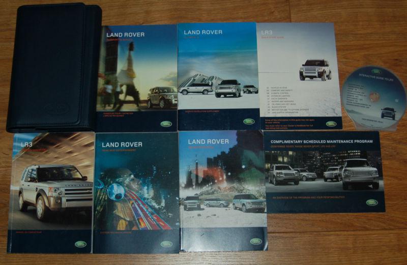 2008 08 land rover lr3 owners owner's manual with nav navigation manual