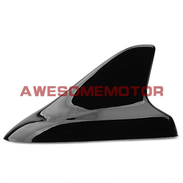 Hot black car shark fin style dummy antenna aerial roof top decoration vw bmw