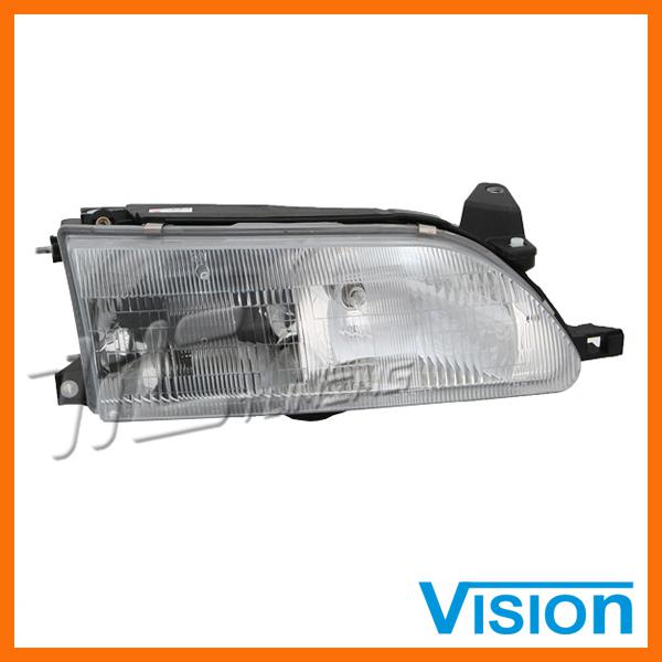 93-97 toyota corolla dx le ce passenger right r/h side head light lamp assembly