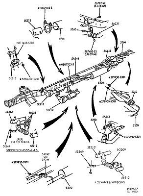 3c2z5a242ba bracket 97 98 99 00 01 02 03 e250