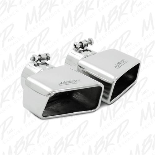 Mbrp exhaust t5119 angled rectangle exhaust tip