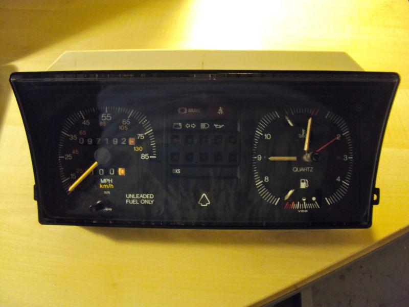 Vw rabbit gasoline 1981-1983 mk1 instrument cluster